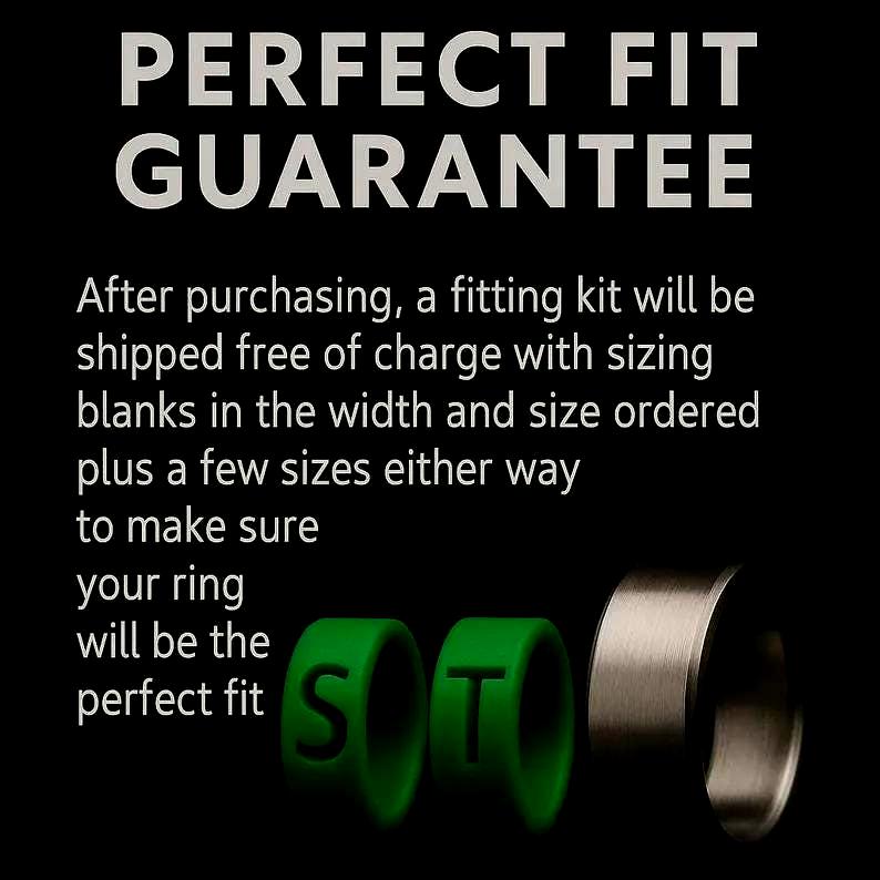 Titanium & 9ct Gold Inlay Ring – Handmade Minimalist Wedding Band