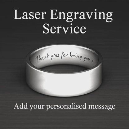 Titan Edge – Carved-Edge Titanium Wedding Ring