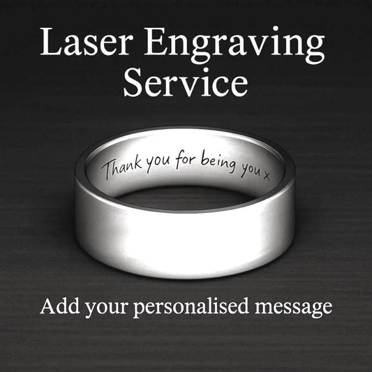 Custom Ring Engraving for Titanium Rings – Personalised Engraving