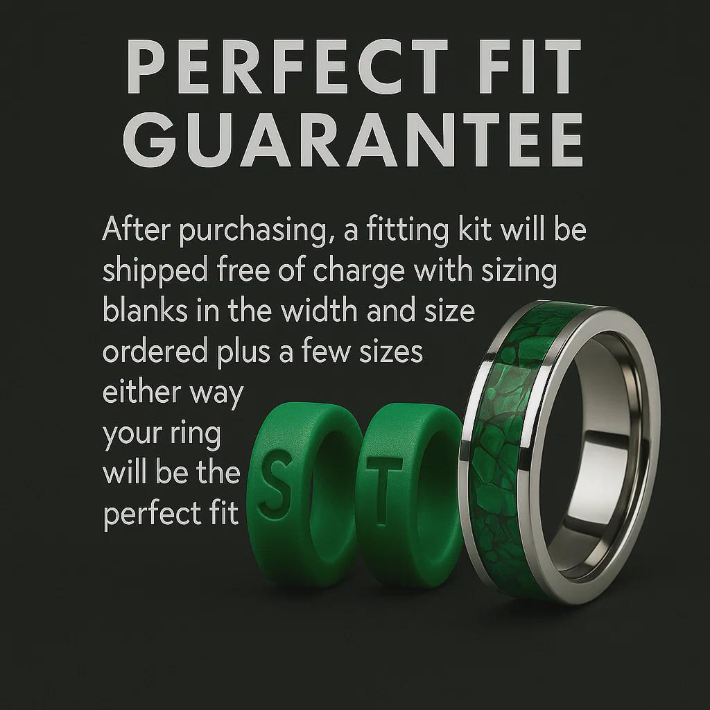 Titanium Wedding Band with Malachite Inlay | Men’s Engagement Ring | Rustic Green Wedding Band | Handmade Titanium Jewellery Gift