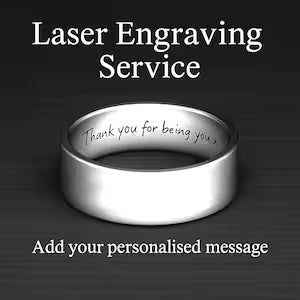 Handmade Titanium Ring: Rosewood & Turquoise Inlay Wedding Band