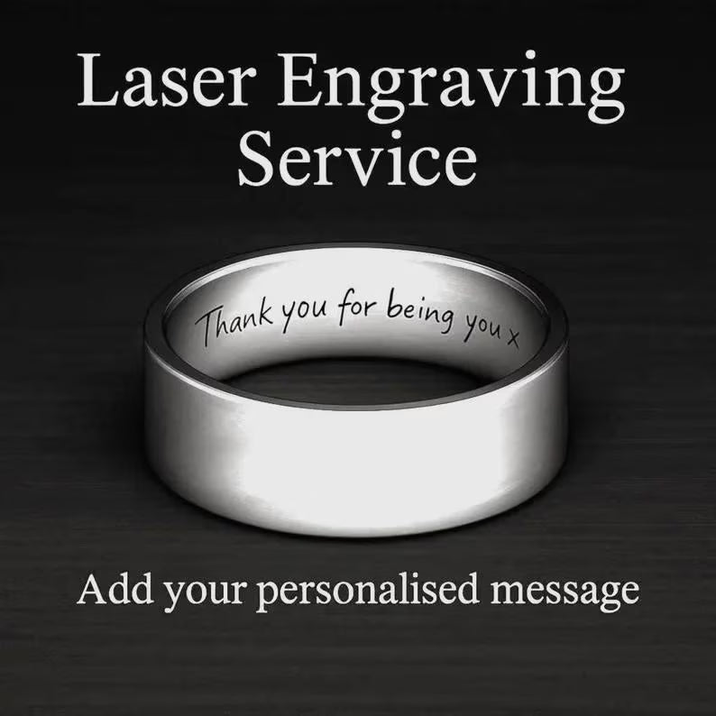 Handmade Carbon Fibre & Titanium Band | Unique Modern Black Wedding Ring- forged Noir
